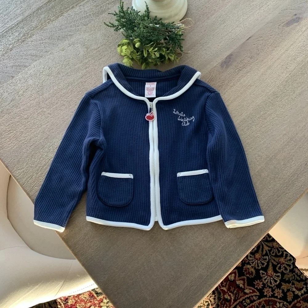 Gymboree Whale Watching Club Sweater Size 3